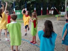 1º ano B em aula passeio no Espaço Verde