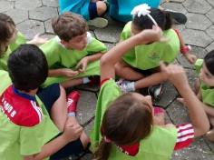 1º ano B em aula passeio no Espaço Verde