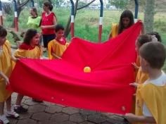 1º ano B em aula passeio no Espaço Verde