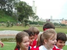 1º ano B em aula passeio no Espaço Verde