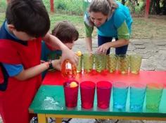 1º ano B em aula passeio no Espaço Verde