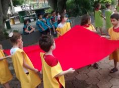 1º ano B em aula passeio no Espaço Verde