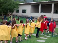 1º ano B em aula passeio no Espaço Verde