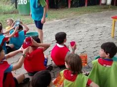 1º ano B em aula passeio no Espaço Verde