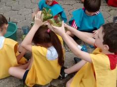 1º ano B em aula passeio no Espaço Verde