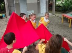 1º ano B em aula passeio no Espaço Verde