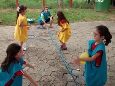 1º ano B em aula passeio no Espaço Verde