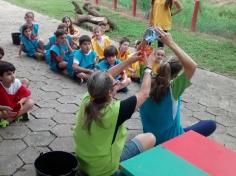 1º ano B em aula passeio no Espaço Verde