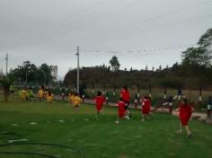 1º ano B em aula passeio no Espaço Verde