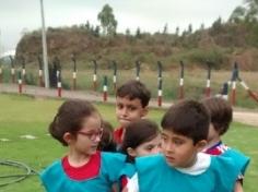 1º ano B em aula passeio no Espaço Verde