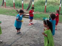 1º ano B em aula passeio no Espaço Verde