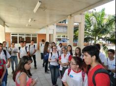 Alunos do 2º EM em Aula de Campo à UNIVALI