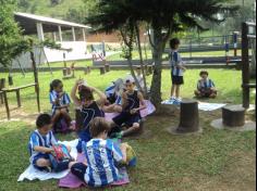 2º ano C no Espaço Verde: planejando o futuro da Terra