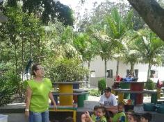 1º ano A no Espaço Verde… Oba!