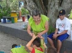 1º ano A no Espaço Verde… Oba!