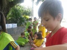 1º ano A no Espaço Verde… Oba!