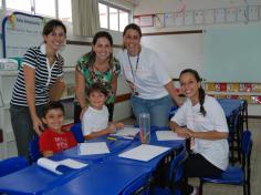 Oba! Dia de conhecer a nova sala de aula!