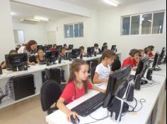 Primeira aula de informática dos 2ºs anos