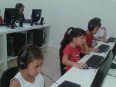 Primeira aula de informática dos 2ºs anos