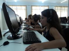 Primeira aula de informática dos 2ºs anos