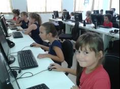 1º ano A na Informática