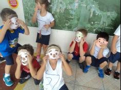 Construção de máscaras no Infantil IIB