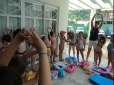 Banho de piscina com a turma do 1º ano D