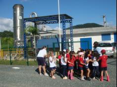 1ºs anos em visita ao Aterro Sanitário de Itajaí