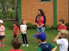 Grupo Coração em aula passeio no Itamirim