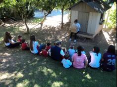 Aula-passeio com a equipe do LEAS no Espaço Verde