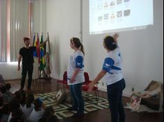 Aula passeio na Biblioteca Pública de Itajaí