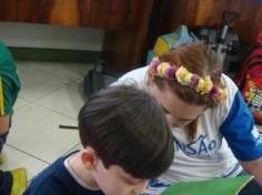 Aula passeio na Biblioteca Pública de Itajaí