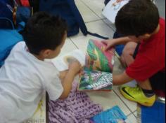 Aula passeio na Biblioteca Pública de Itajaí