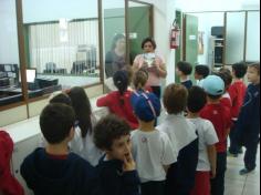 Aula passeio na Biblioteca Pública de Itajaí