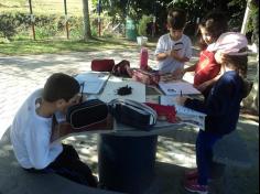 2º ano C participa de aula de campo no Espaço Verde