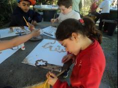 2º ano C participa de aula de campo no Espaço Verde