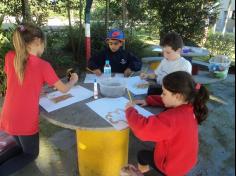 2º ano C participa de aula de campo no Espaço Verde