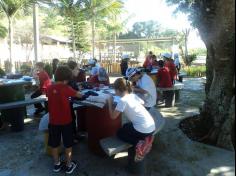 2º ano C participa de aula de campo no Espaço Verde