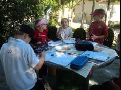 2º ano C participa de aula de campo no Espaço Verde