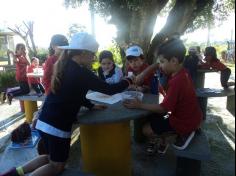 2º ano C participa de aula de campo no Espaço Verde