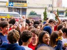 Procissão de alunos marca a chegada da Imagem de Dom Bosco no Salesiano