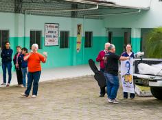 Procissão de alunos marca a chegada da Imagem de Dom Bosco no Salesiano