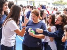 Procissão de alunos marca a chegada da Imagem de Dom Bosco no Salesiano