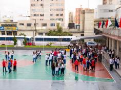 Procissão de alunos marca a chegada da Imagem de Dom Bosco no Salesiano