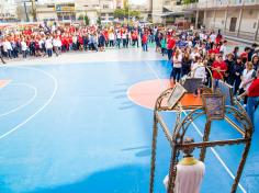 Procissão de alunos marca a chegada da Imagem de Dom Bosco no Salesiano