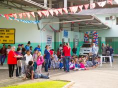 Procissão de alunos marca a chegada da Imagem de Dom Bosco no Salesiano