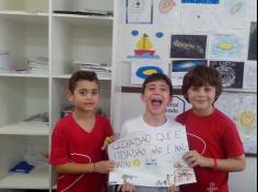 2º ano F participa de campanha solidária