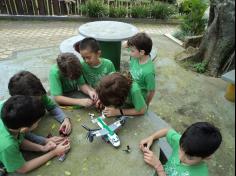 Brincando e aprendendo no Espaço Verde