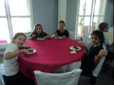 Feijoada com a turma do 1º ano D