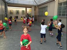 2º ano D em sua primeira semana de aula